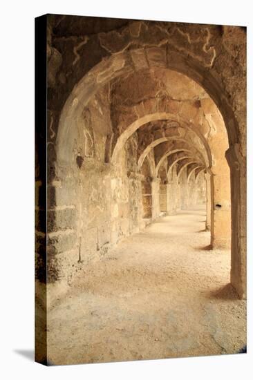Turkey, Anatolia, Aspendos, Roman theatre Archways.-Emily Wilson-Premier Image Canvas