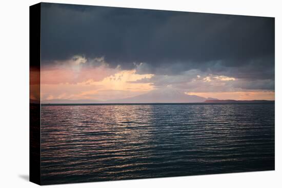 Turkey, Eastern Anatolia Lake Van with SŸpan Dagi-Bluehouseproject-Premier Image Canvas