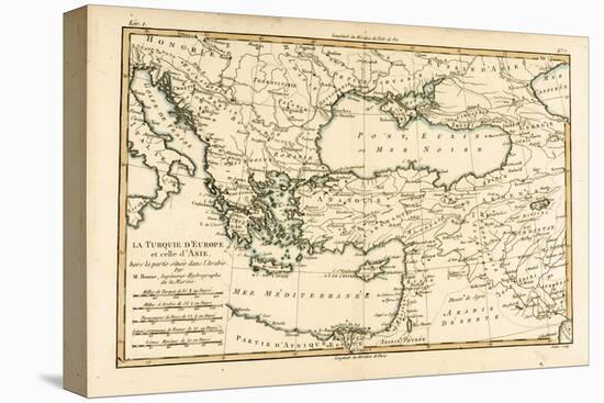 Turkey, from 'Atlas De Toutes Les Parties Connues Du Globe Terrestre' by Guillaume Raynal…-Charles Marie Rigobert Bonne-Premier Image Canvas