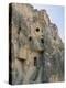 Turkey, Goreme, Dwellings Carved into the Rock-null-Premier Image Canvas