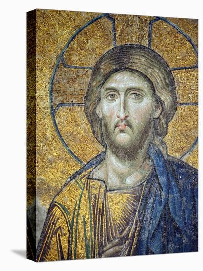 Turkey, Istanbul, Hagia Sophia; Detail from the Deesis Mosaic-Nick Laing-Premier Image Canvas