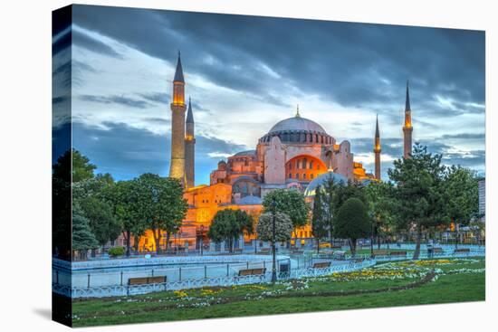 Turkey, Istanbul, Sultanahmet, Hagia Sophia (Or Ayasofya), Greek Orthodox Basilica-Alan Copson-Premier Image Canvas