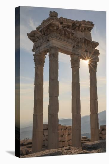 Turkey, Izmir, Bergama, Pergamon, acropolis, Temple of Trajan.-Emily Wilson-Premier Image Canvas