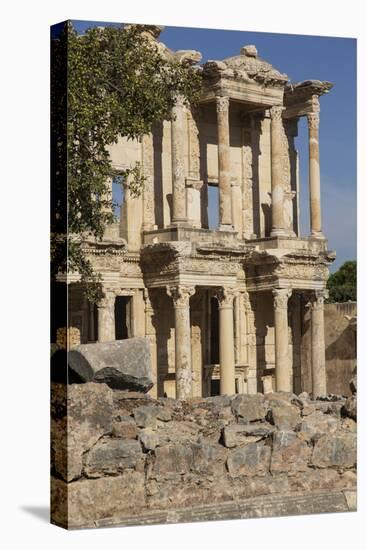 Turkey, Izmir, KUSAdasi, Ephesus. the Library of Ephesus-Emily Wilson-Premier Image Canvas