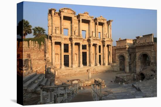 Turkey, Izmir, Selcuk, ancient city Ephesus. Library of Celsus.-Emily Wilson-Premier Image Canvas