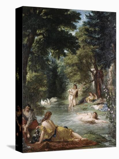 Turkish Women Bathing-Eugene Delacroix-Premier Image Canvas
