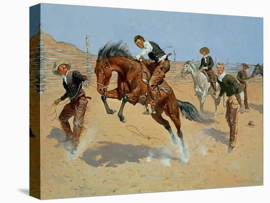 Turn Him Loose, Bill, c.1893-Frederic Sackrider Remington-Premier Image Canvas