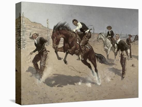 Turn Him Loose Bill-Frederic Sackrider Remington-Premier Image Canvas