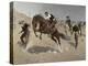 Turn Him Loose Bill-Frederic Sackrider Remington-Premier Image Canvas