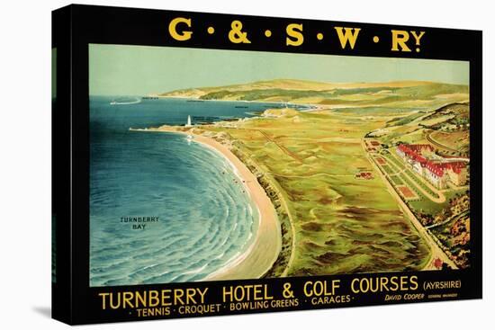 Turnberry Hotel and Golf Courses, Poster Advertising British Railways-null-Premier Image Canvas