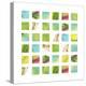 Turquiose GRID 2-Pamela A. Johnson-Premier Image Canvas