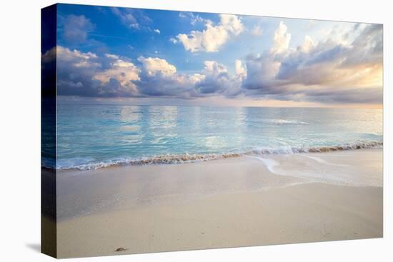 Turquoise Caribbean Waters On A White Sand Beach At Sunrise Image Taken In Eleuthera, The Bahamas-Erik Kruthoff-Premier Image Canvas