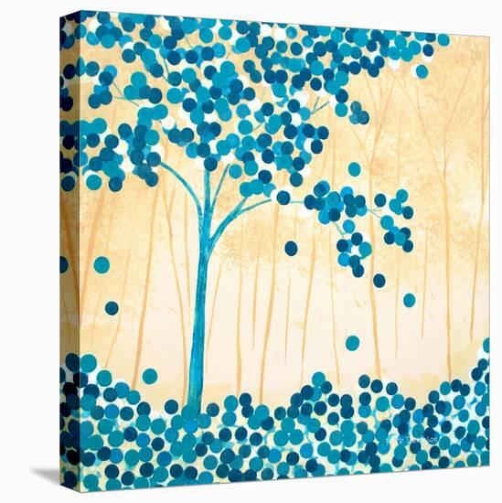 Turquoise Forest II-Herb Dickinson-Premier Image Canvas