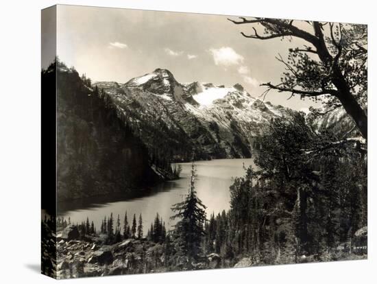 Turquoise Lake, Mt, 1922-Asahel Curtis-Premier Image Canvas