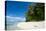 Turquoise water and a white beach on Christmas Island, Buka, Bougainville, Papua New Guinea, Pacifi-Michael Runkel-Premier Image Canvas