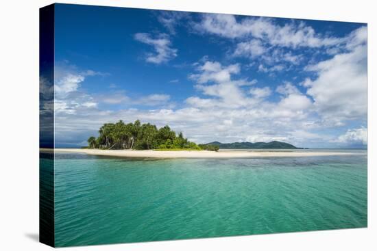 Turquoise water and white sand beach, White Island, Buka, Bougainville, Papua New Guinea, Pacific-Michael Runkel-Premier Image Canvas