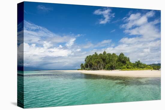 Turquoise water and white sand beach, White Island, Buka, Bougainville, Papua New Guinea, Pacific-Michael Runkel-Premier Image Canvas