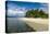 Turquoise water and white sand beach, White Island, Buka, Bougainville, Papua New Guinea, Pacific-Michael Runkel-Premier Image Canvas