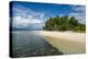 Turquoise water and white sand beach, White Island, Buka, Bougainville, Papua New Guinea, Pacific-Michael Runkel-Premier Image Canvas