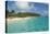 Turquoise Waters and a White Sand Beach, Exumas, Bahamas, West Indies, Caribbean, Central America-Michael Runkel-Premier Image Canvas