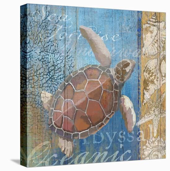 Turtle and Sea-null-Premier Image Canvas
