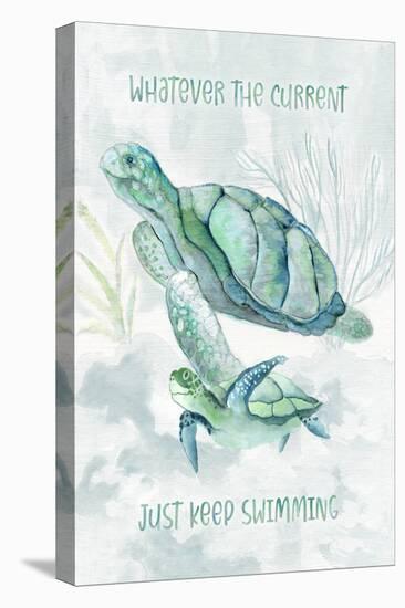 Turtle Family II-Janet Tava-Stretched Canvas