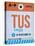 TUS Tuscon Luggage Tag II-NaxArt-Stretched Canvas