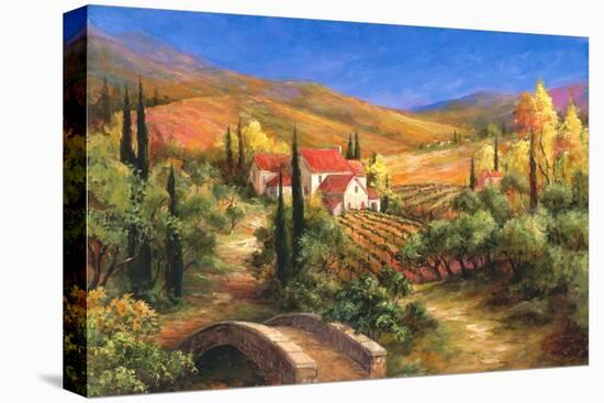 Tuscan Bridge-Art Fronckowiak-Stretched Canvas