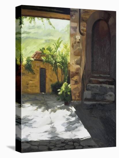 Tuscan Courtyard, Early Evening-Helen J. Vaughn-Premier Image Canvas