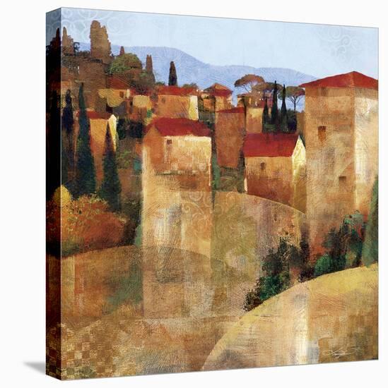 Tuscan Hillside-Keith Mallett-Stretched Canvas