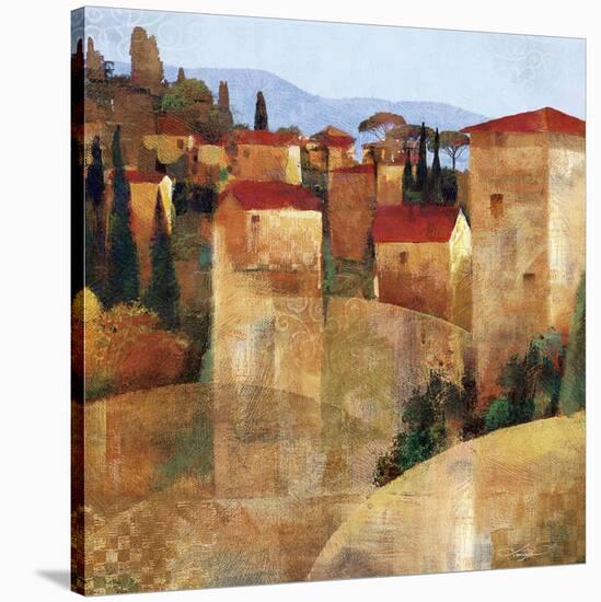 Tuscan Hillside-Keith Mallett-Stretched Canvas