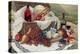 Tuscan Picnic-Janet Kruskamp-Stretched Canvas