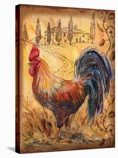 Tuscan Rooster II-Todd Williams-Stretched Canvas
