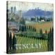 Tuscany III-John Clarke-Stretched Canvas
