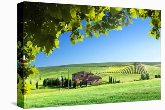 Tuscany Landscape with Typical Farm House-Iakov Kalinin-Premier Image Canvas