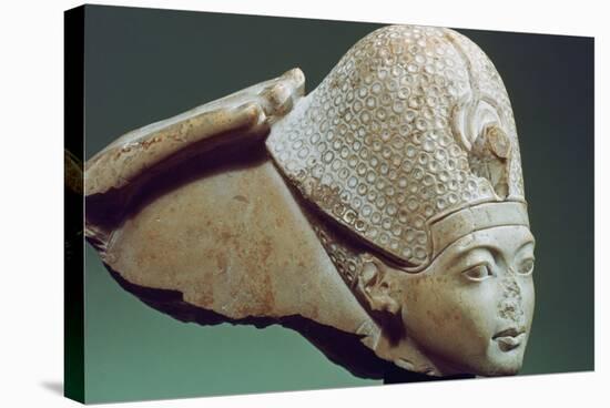 Tutankhamun Wearing the Blue Crown, 14th Century Bc-null-Premier Image Canvas