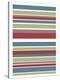 Tutti-frutti Stripes-Denise Duplock-Stretched Canvas