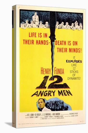 Twelve Angry Men, 1957-null-Stretched Canvas
