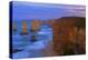 Twelve Apostles Sunset Sandstone Rock Formations-null-Premier Image Canvas