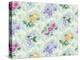 Twiggy Scroll Floral Aqua-Bill Jackson-Premier Image Canvas