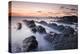 Twilight from the Rocky Shores of Hartland Quay in North Devon, England. Autumn-Adam Burton-Premier Image Canvas