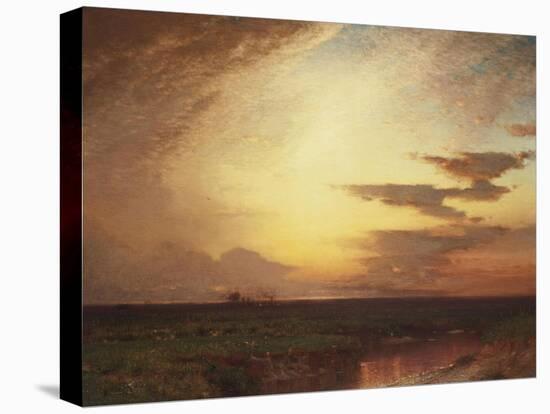 Twilight on the Western Plains-Eug?ne Boudin-Premier Image Canvas