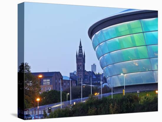 Twilight view of the Hydro, Glasgow, Scotland, United Kingdom, Europe-Karol Kozlowski-Premier Image Canvas