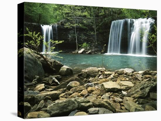 Twin Falls, Ozark-St Francis National Forest, Arkansas, USA-Charles Gurche-Premier Image Canvas