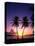 Twin Palms at Sunset-Bill Ross-Premier Image Canvas