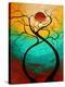 Twisting Love-Megan Aroon Duncanson-Stretched Canvas