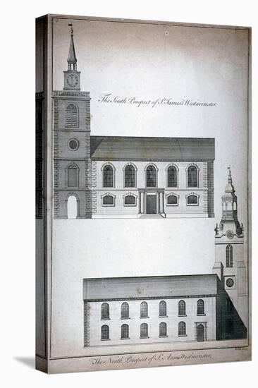 Two 17th Century London Churches, C1750-Benjamin Cole-Premier Image Canvas