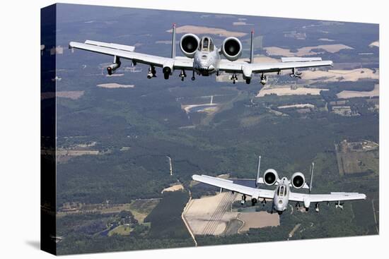 Two A-10C Thunderbolt Aircraft Near Moody Air Force Base, Georgia-null-Premier Image Canvas