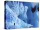 Two Adelie Penguins on Iceberg, Antarctica-Edwin Giesbers-Premier Image Canvas