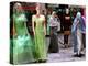 Two Afghan Woman Walk Next to Mannequins at a Women's Gallery Downtown Kabul-null-Premier Image Canvas